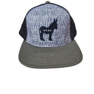 Prana WISE Ass Donkey  SnapBack Trucker Hiking Outdoors Hat Cap